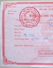 Hóa đơn nộp lệ phí hợp pháp hóa lãnh sự